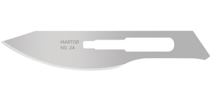 Lames de scalpel n°24 Boite de (x100)